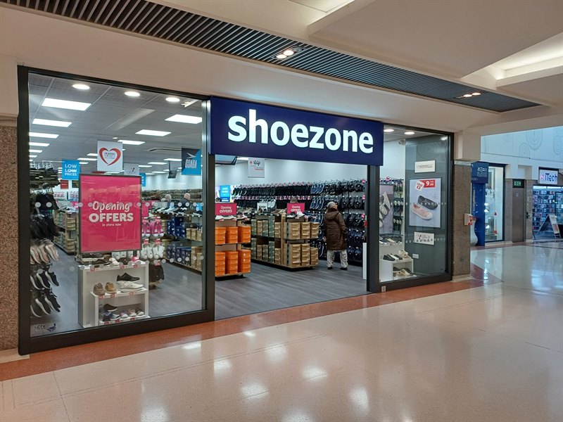 Shoe Zone in The Mercury Shopping Centre